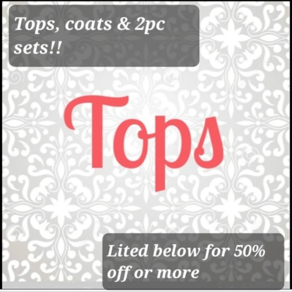 SHIRTS, TOPS, 2PC SETS...